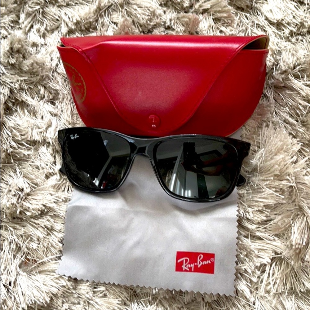 Black Ray-Ban sunglasses